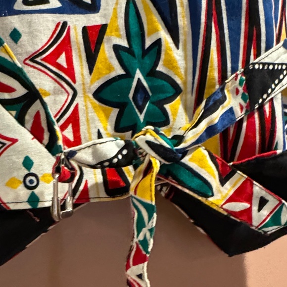 Colorful Beaded Geometric Pattern Vest - Picture 7 of 8